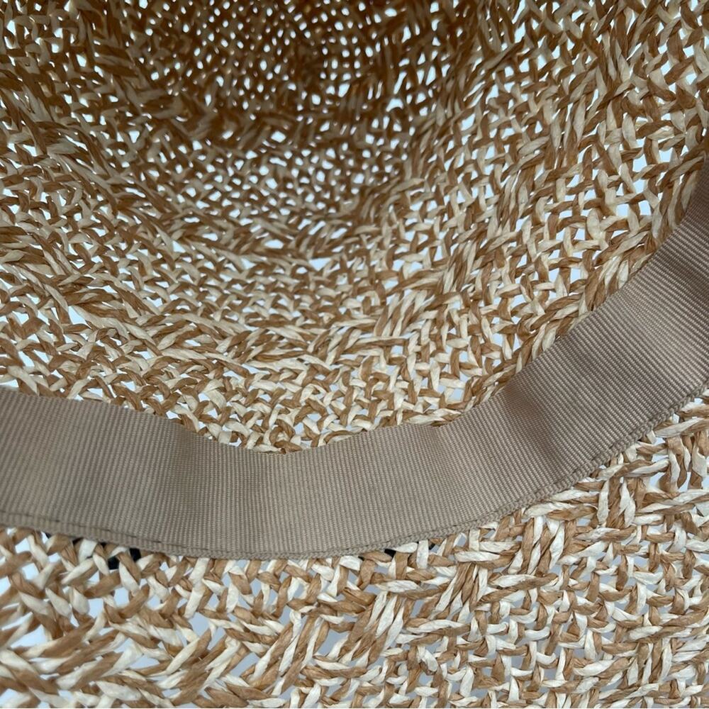 DISNEY PARKS Mickey Mouse Hat Floppy Straw Natural Sun Disney World Beach Tan - Picture 12 of 14